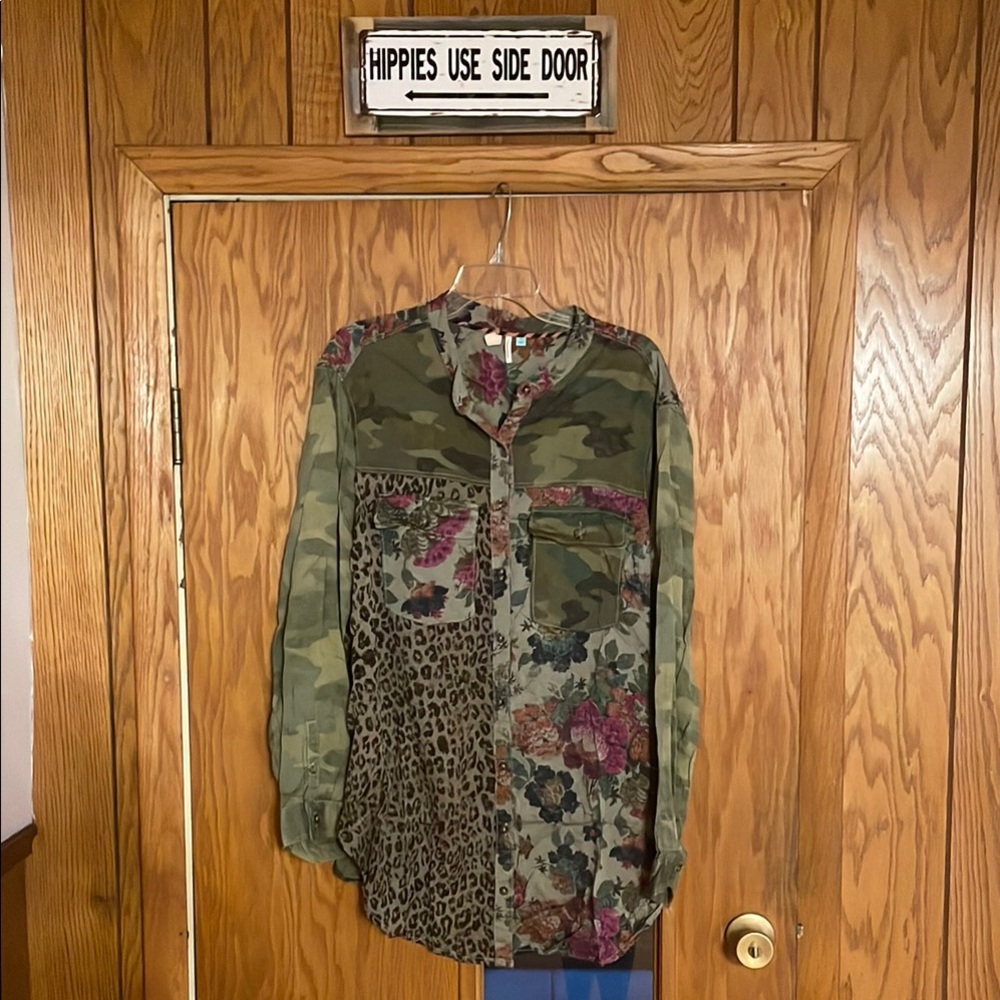 Anthro Pilcro button down